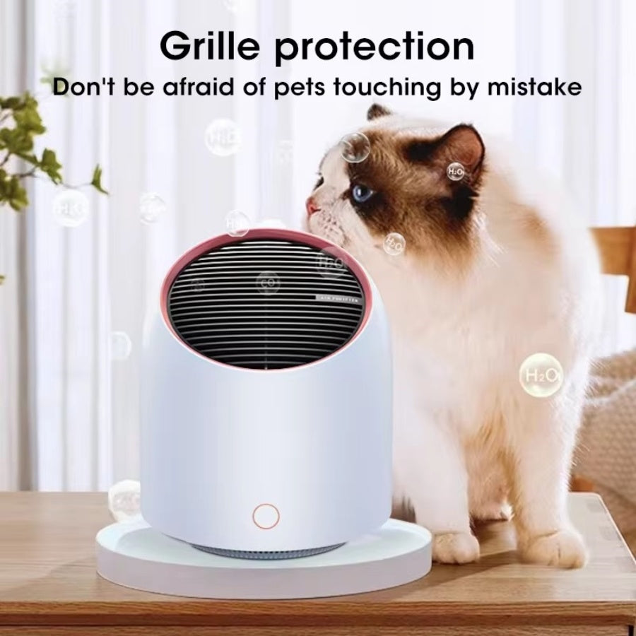 Portable Air Purifiers Mini USB Air Cleaner Personal Desktop High-Efficiency Air Filter For Home or Work Allergies, Smoke, Dust, Pollen and Pet Dander
