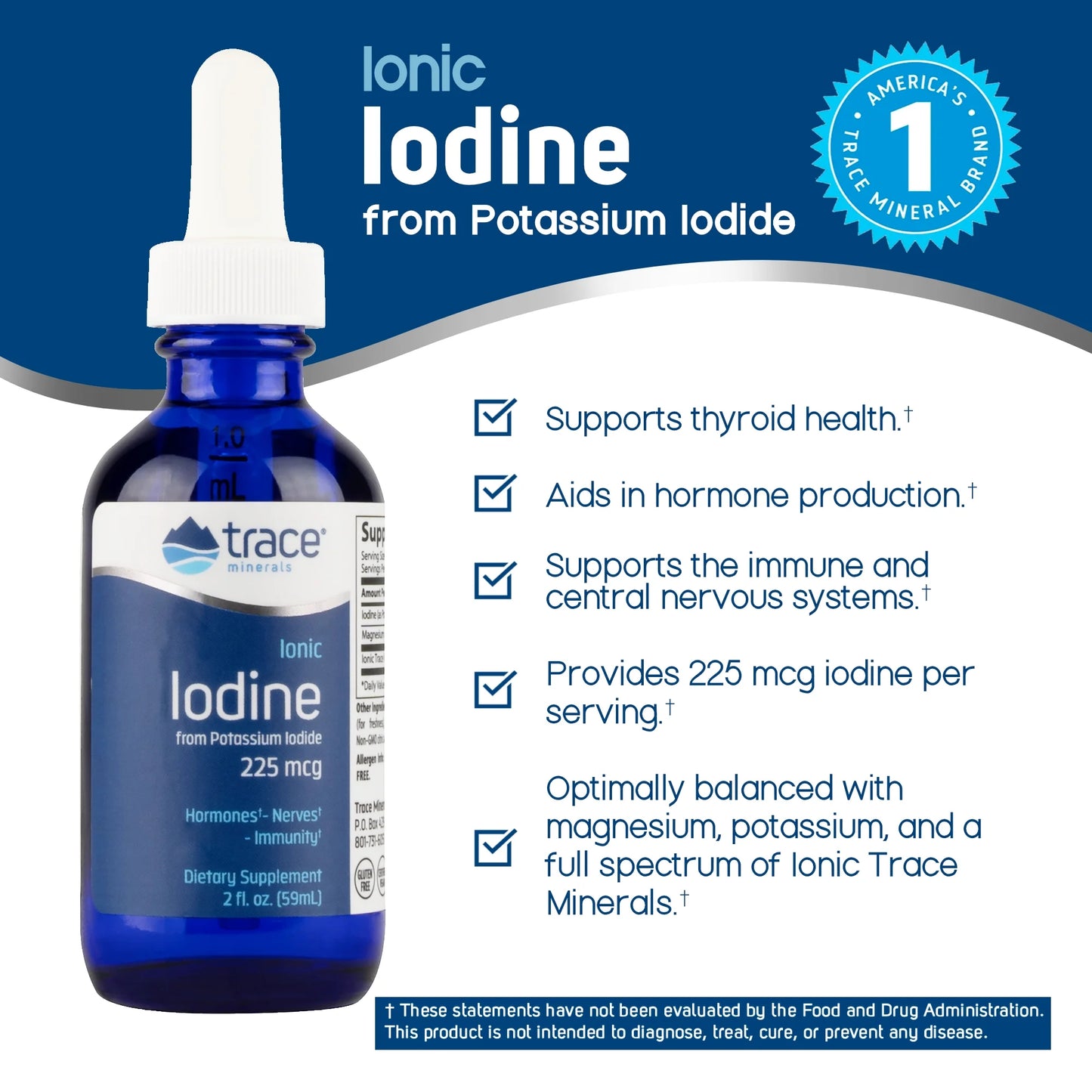 Liquid Ionic Iodine from Potassium Iodide 2 Fl Oz Liquid