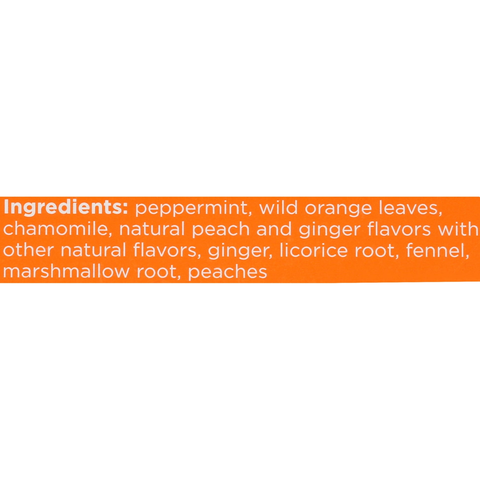 Bigelow Benefits Ginger & Peach Herbal Tea Bags, 18 Ct