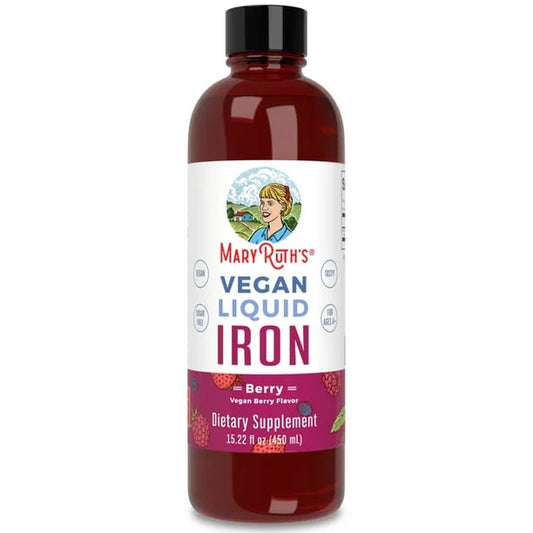 Iron Supplement for Women Men & Kids | Liquid Iron Supplement for Women Men & Kids | Iron for Healthy Blood & Oxygen | Ages 4 & up | Sugar Free | Vegan | Non-Gmo | Gluten Free | 15.22 Fl Oz