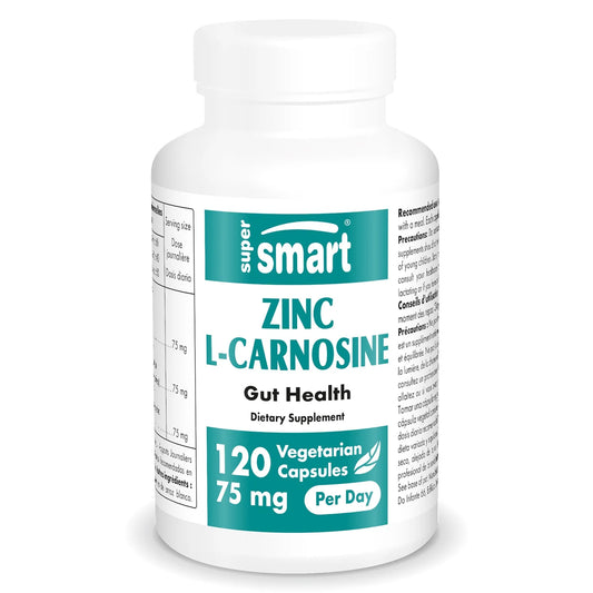 - Zinc L-Carnosine 75 Mg per Day - Health Supplement | Non-Gmo & Gluten Free - 120 Vegetarian Capsules