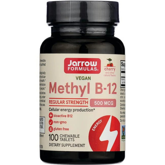 Methyl B-12 500 Mcg, Supports Brain Cells and Nerve Tissue, 100 Lozenges