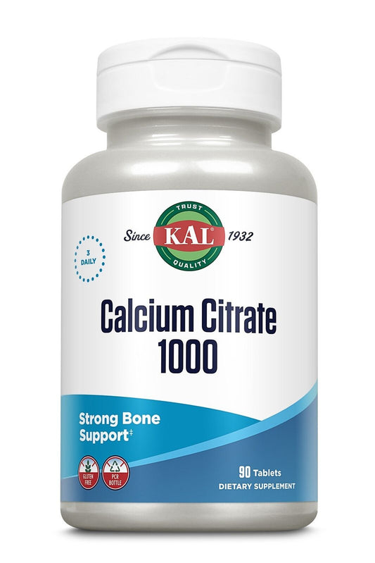 Kal Calcium Citrate 1000Mg 90 Tablet