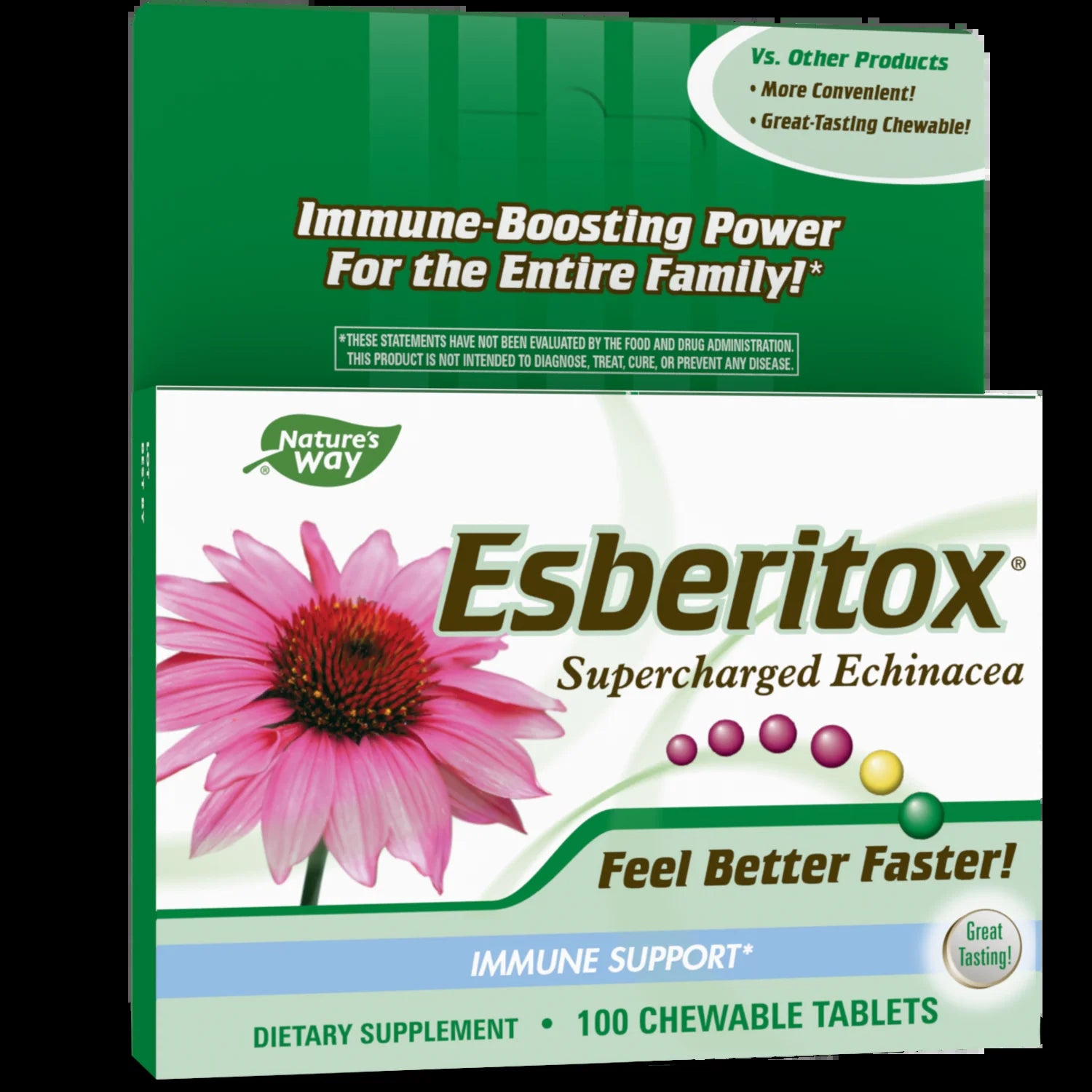 Enzymatic Therapy Esberitox Supercharged Echinacea Dietary Supplement - 1 Each - 100 Tab