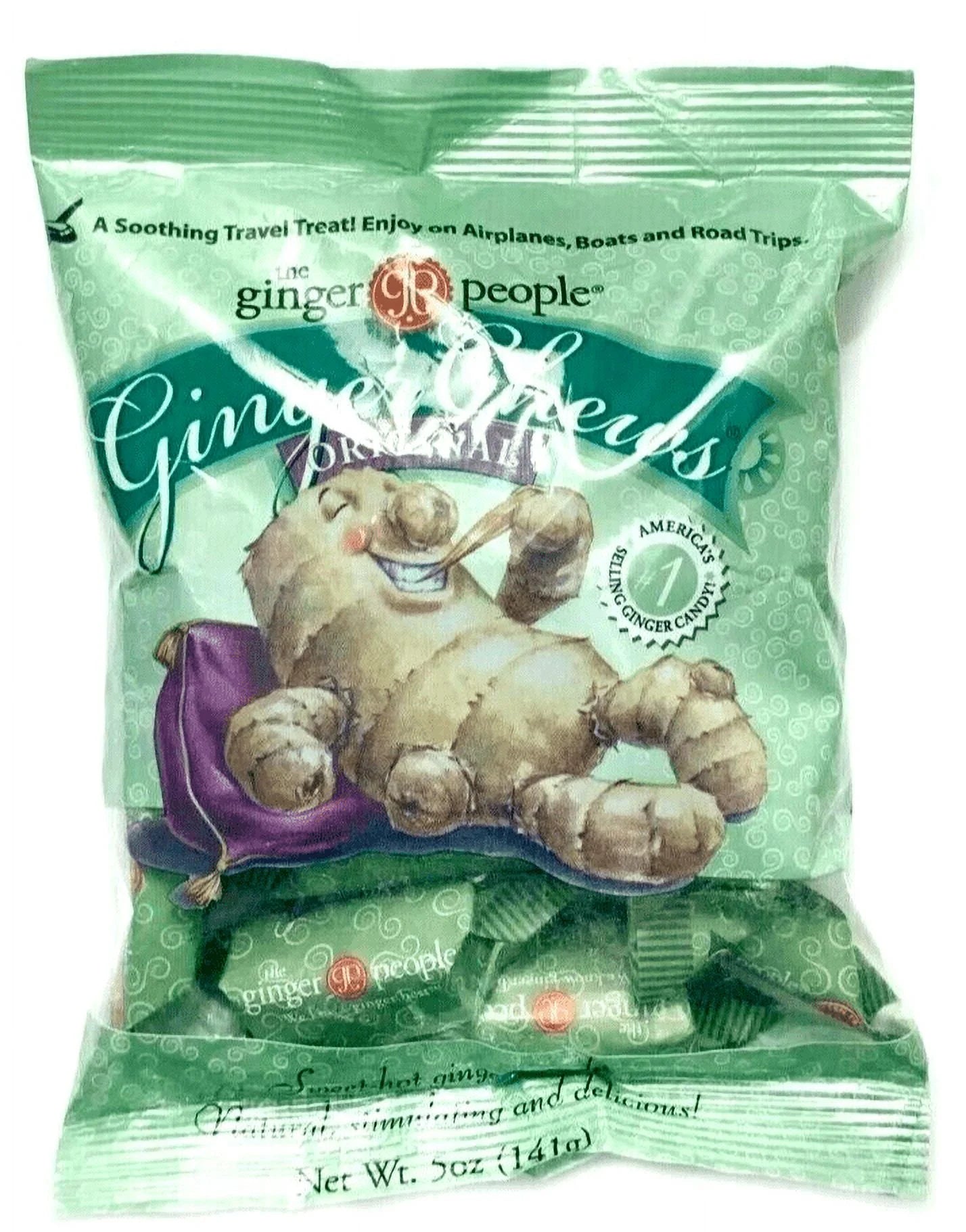 4 Packs  Original Ginger Chews  5 Oz Each