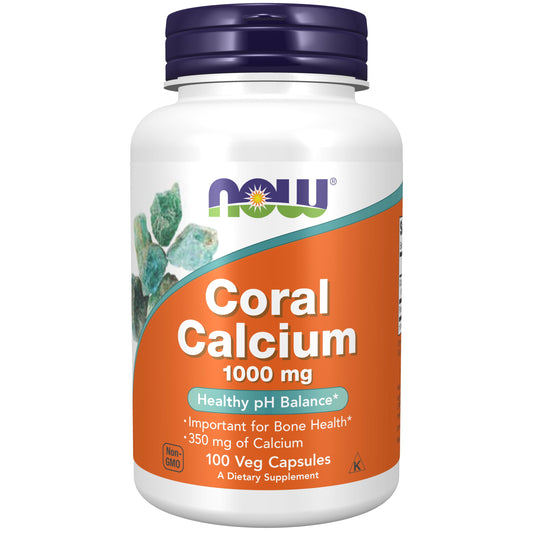 Supplements, Coral Calcium 1,000 Mg, Bone Health*, Healthy Ph Balance*, 100 Veg Capsules