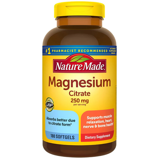 Magnesium Citrate 250 Mg., 180 Count