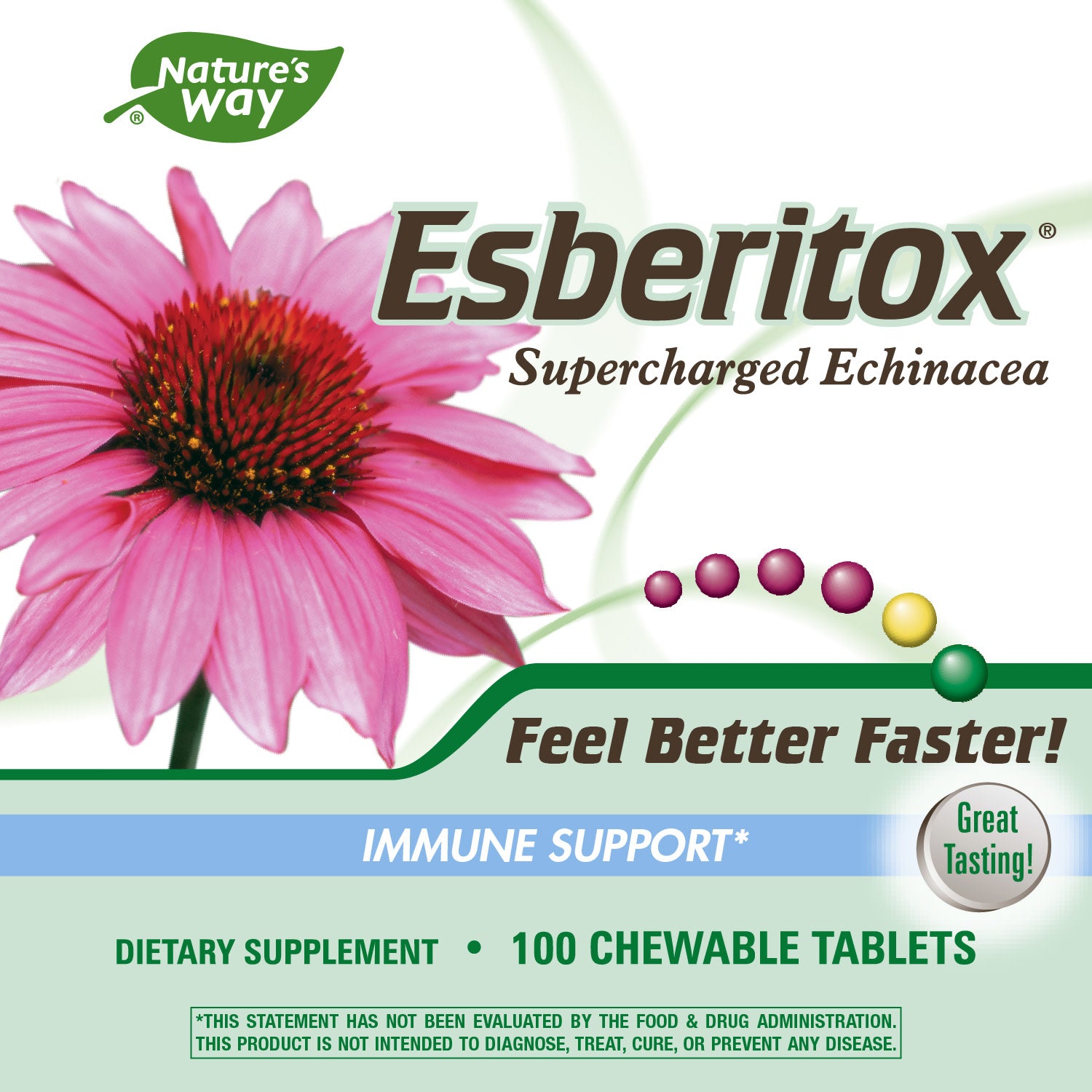 Enzymatic Therapy Esberitox Supercharged Echinacea Dietary Supplement - 1 Each - 100 Tab