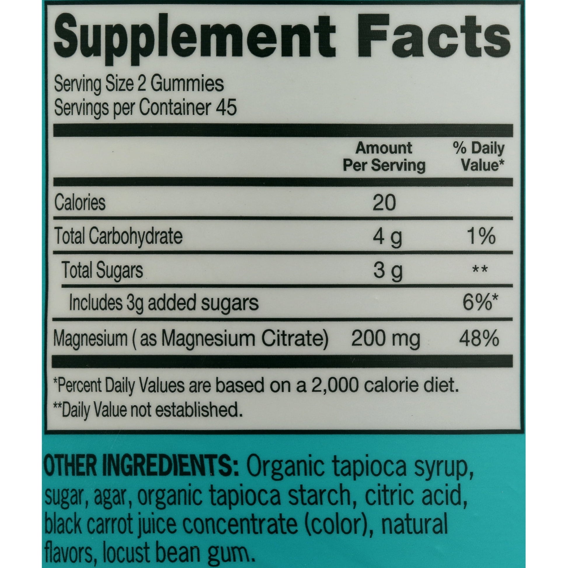 Magnesium Gummies for Adults, 200Mg Magnesium Citrate Gummies, High Absorption Magnesium Supplement, Supports Nerve Health, Bone Health, Muscle Health, Vegetarian, 90 Count