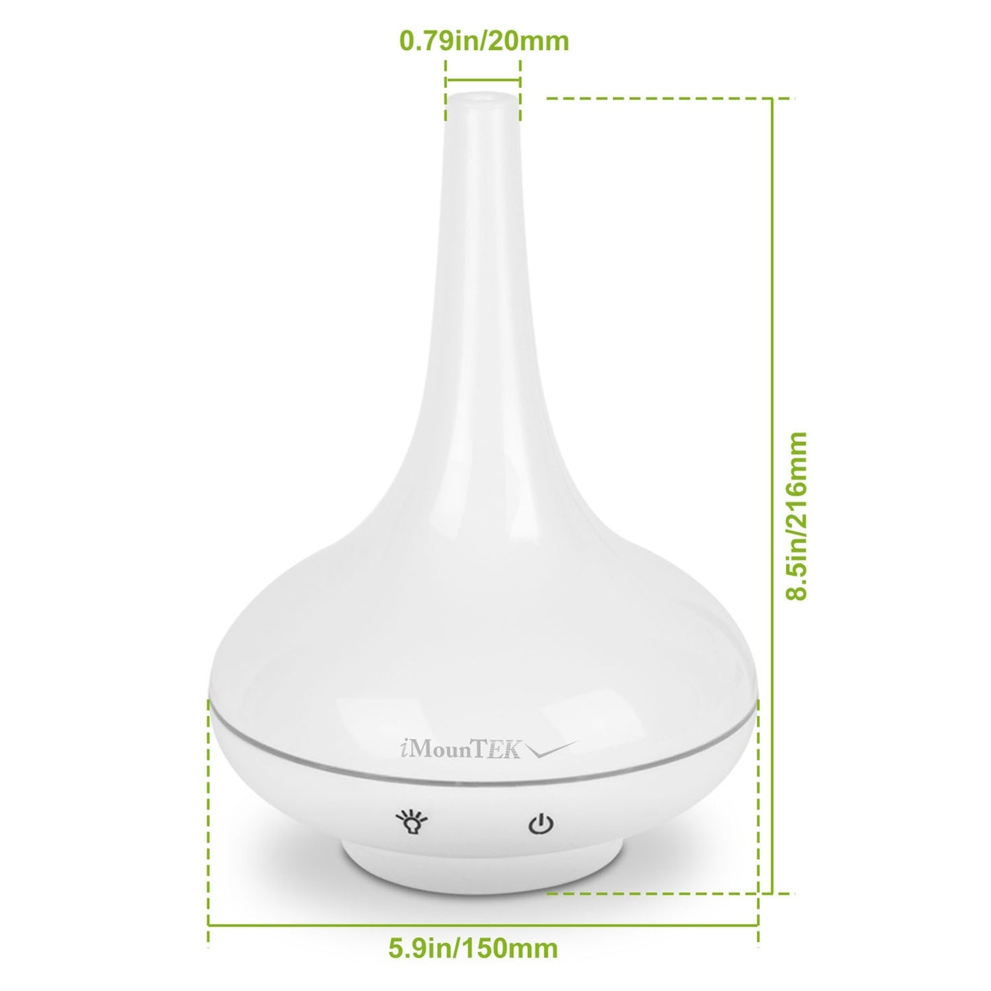 200ml Cool Mist Humidifier Ultrasonic Aroma Essential Oil Diffuser w/7 Color LED Lights Waterless Auto Off for Office Home Room Study Yoga Spa