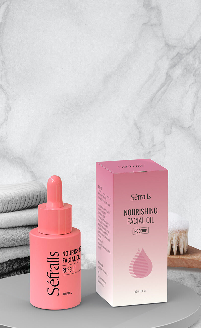 Organic Rosehip Oil for Face - Organic Cold Pressed Rose Hip Oil for Skin and Body Care -- Sefralls Rosehip Facial Essence Oil, Rosehip Seed Facial Oil for Gua Sha Massage