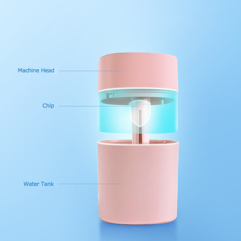 Mini Humidifier With LED Night Light, Cool Mist Humidifier, USB Personal Desktop Humidifier For Car Home Mini Mist Maker With Colorful Night USB Sprayer Essential Oil Diffuser Air Purifier