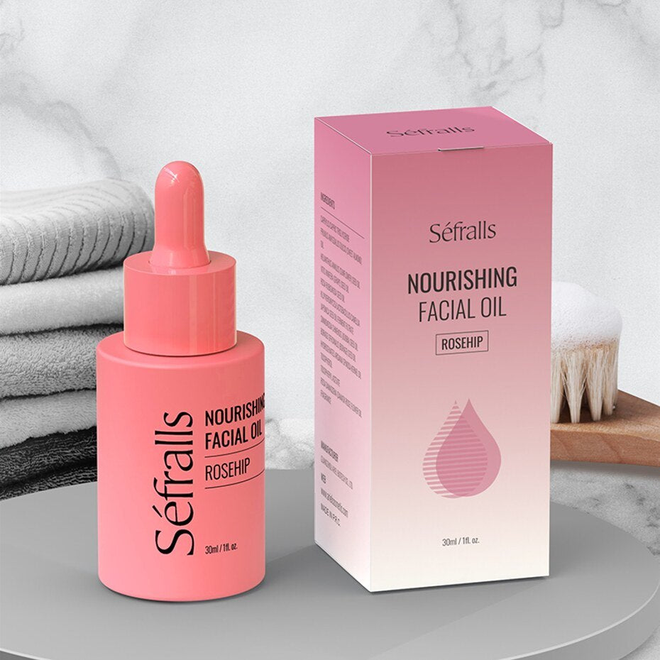 Organic Rosehip Oil for Face - Organic Cold Pressed Rose Hip Oil for Skin and Body Care -- Sefralls Rosehip Facial Essence Oil, Rosehip Seed Facial Oil for Gua Sha Massage