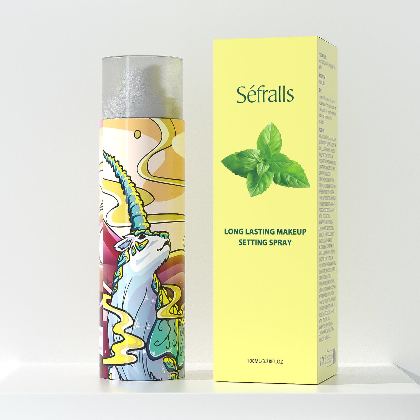 Séfralls Makeup Setting Spray - Matte Finishing Spray Long Lasting Face Mist, Oil Control Lightweight Hydrate Make Up Spray, 100ml Large Size