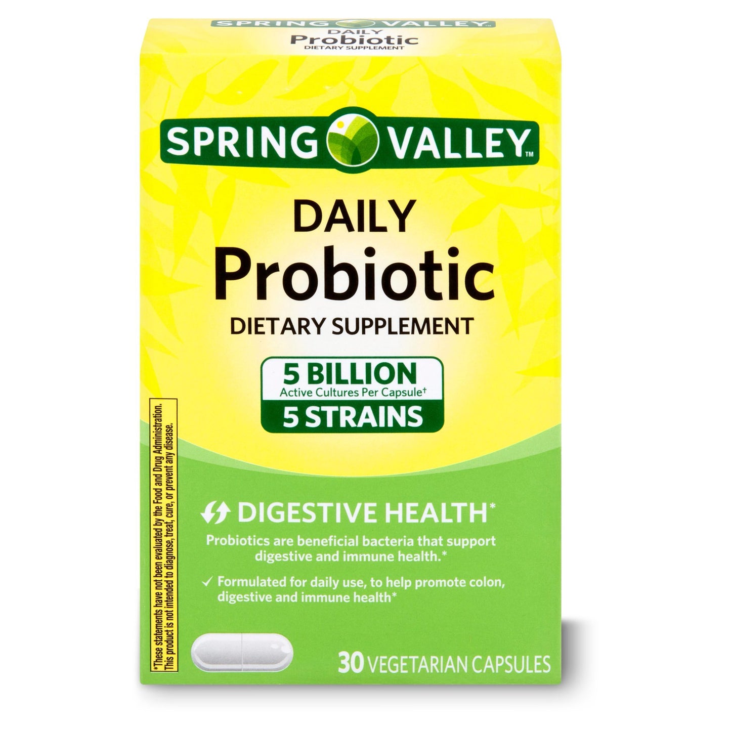 Spring Valley Daily Probiotic Dietary Supplement; 30 Count