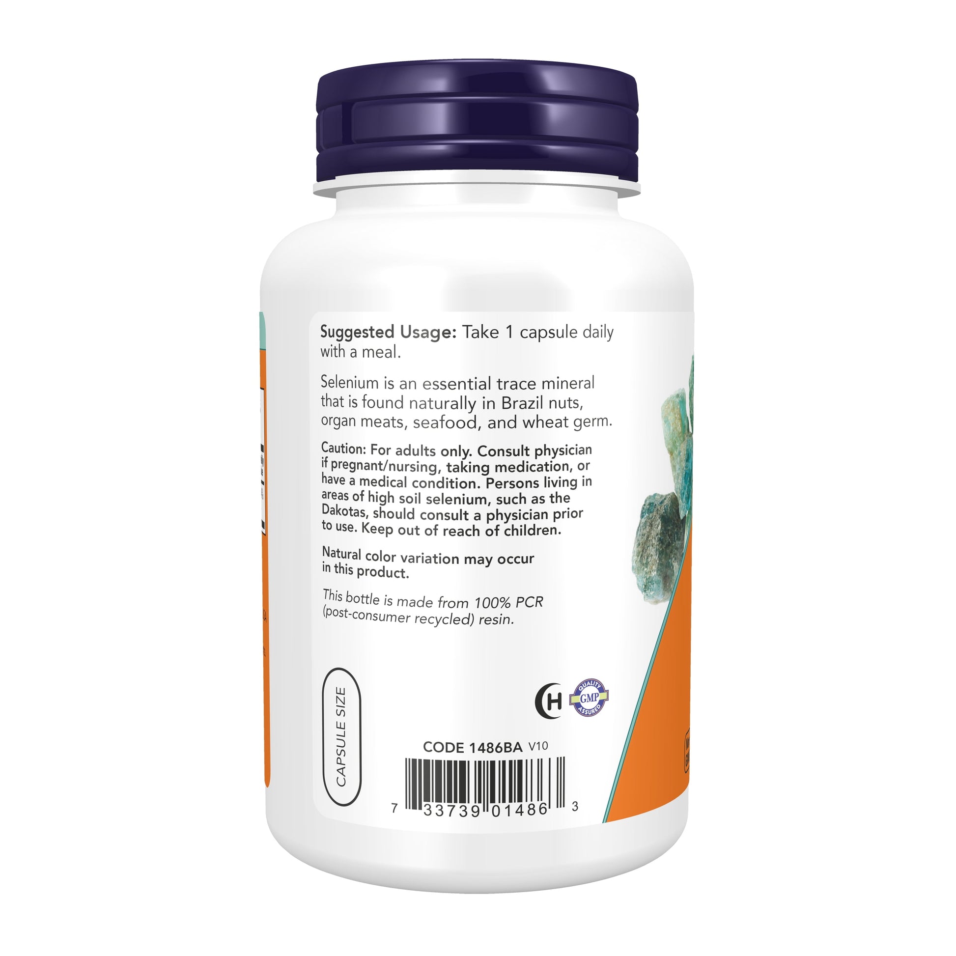 Supplements, Selenium (L-Selenomethionine) 200 Mcg, Essential Mineral*, 180 Veg Capsules