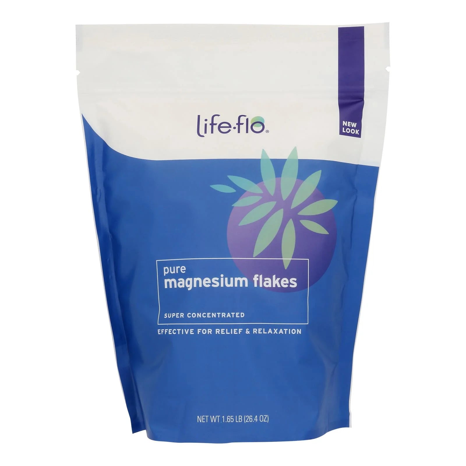 Pure Magnesium Flakes for Bath | Concentrated Magnesium Chloride Crystals, Relaxing & Rejuvenating Soak (1.65 Lbs)