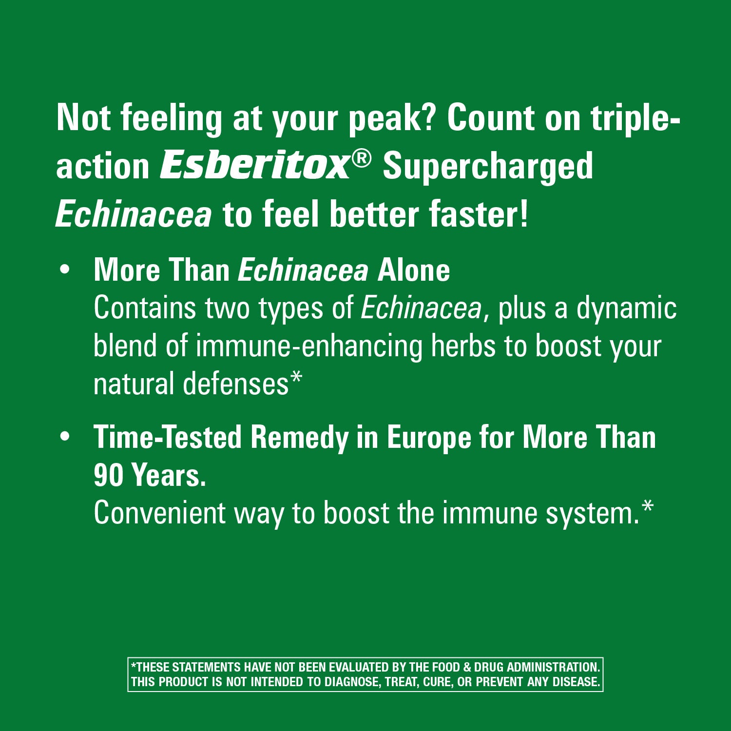 Enzymatic Therapy Esberitox Supercharged Echinacea Dietary Supplement - 1 Each - 100 Tab